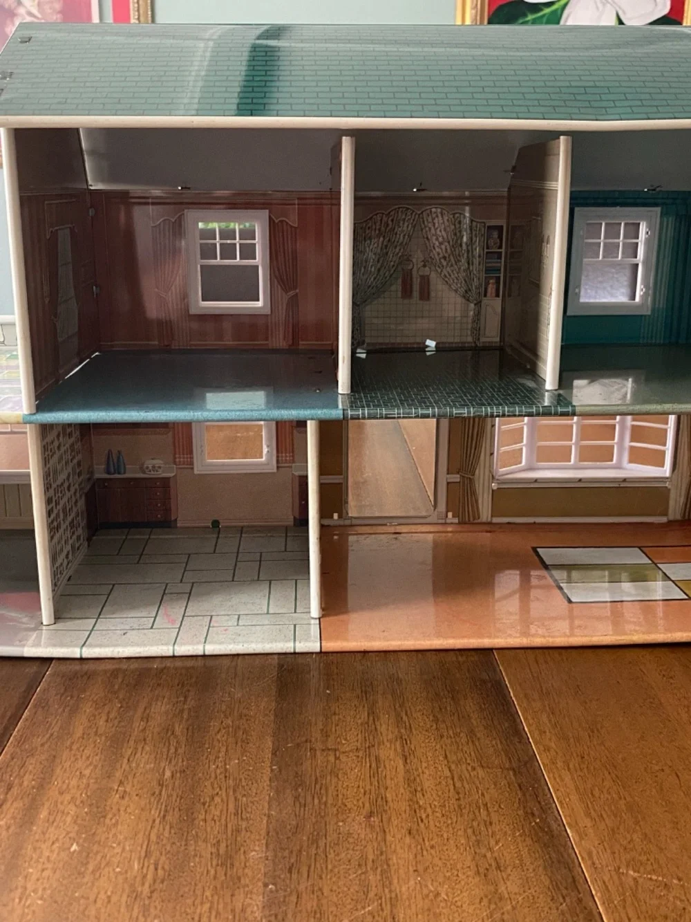 1950's Tin Litho Doll House